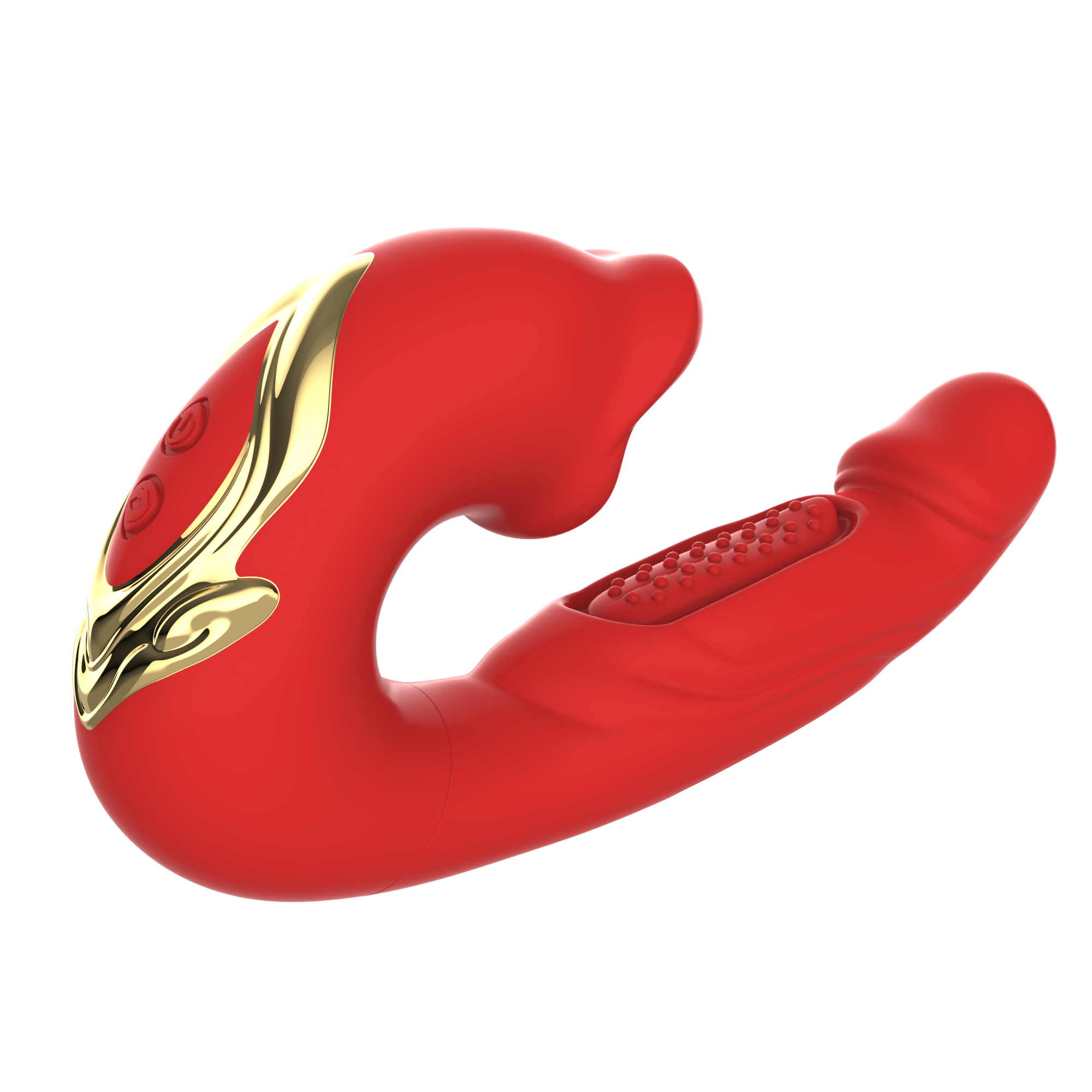 YS058  double flapping and bitting vibrator
