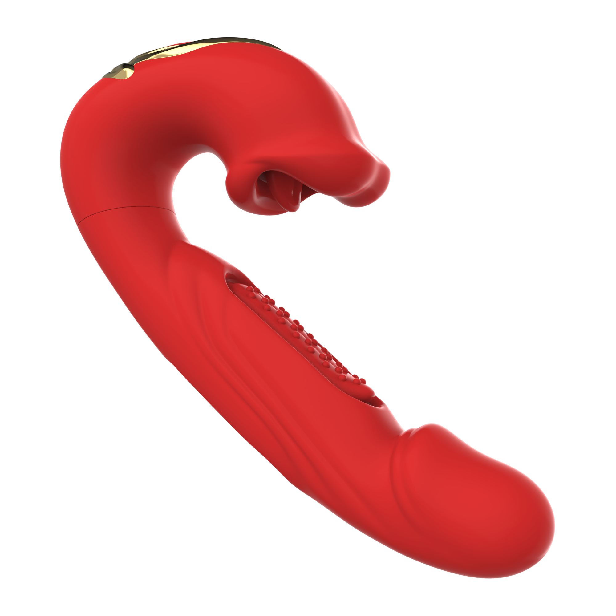 YS058  double flapping and bitting vibrator