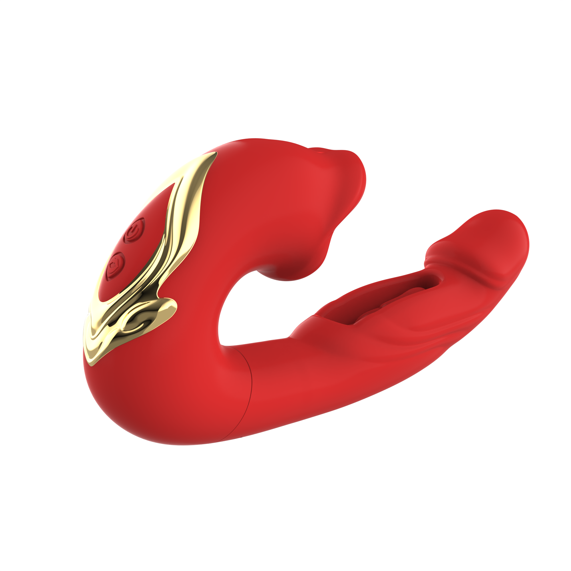YS038 Half red lip licker