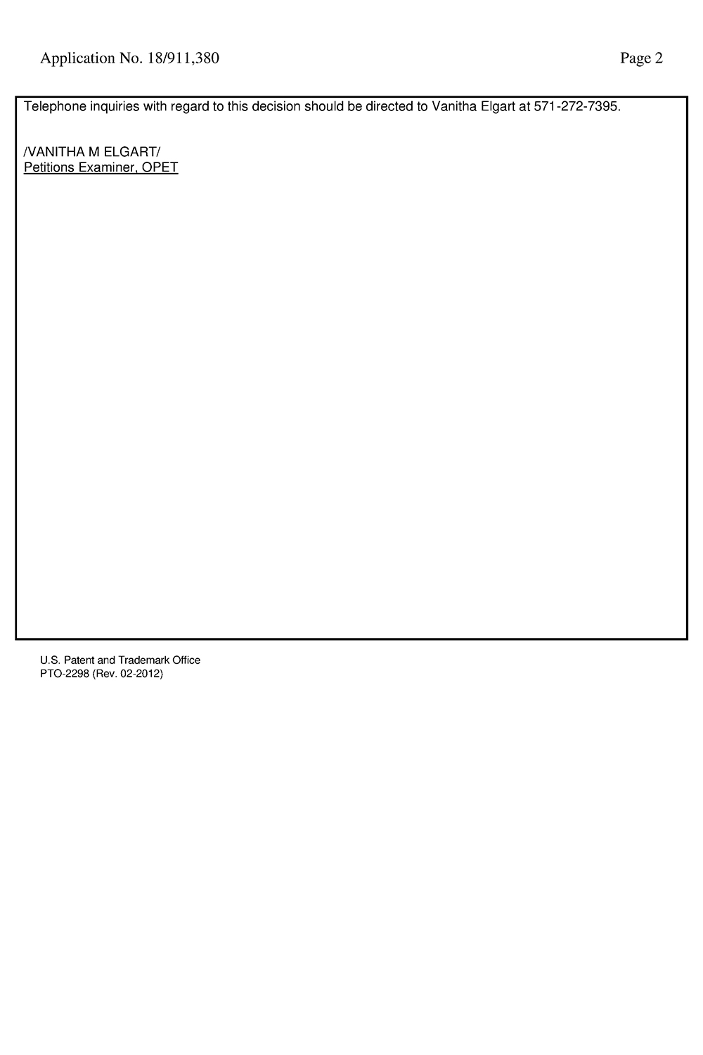 Patent certificate